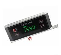 Inclinometro con display digitale, cercatore di angolo della scatola, misuratore di livello del righello di pendenza IP54, goniometro da 2 pollici, schermo LCD da 2 pollici, attacco magnetico