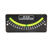 Inclinometro da sentiero per barche a vela e barche, livello angolare marino con display ad alta risoluzione, per una costruzione in ABS resistente, portatile (45 gradi)