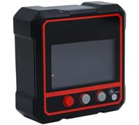 Inclinometro Digitale con Base Magnetica, Goniometro ±0.1° per Falegnameria, Display LCD Retroilluminato, Misuratore Angoli 360° per Seghe e Montaggi, Nero 5.7cm