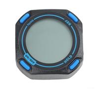 Inclinometro digitale con display LCD, precisione 0,1°, magnetico, punto zero con un clic, per costruzioni in legno e metallo, blu-nero, 50 x 50 x 21,5 mm