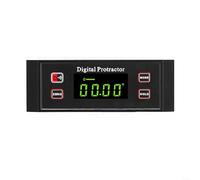 Inclinometro digitale con grande schermo LCD per una misurazione accurata dell'angolo, righello di pendenza con design impermeabile IP54 e magnete integrato per uso manuale