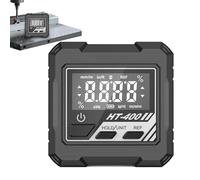 Inclinometro digitale - Livello LCD | 4 x 90 gradi Range Angle Gauge - per macchine edili, troncatrice, tavolo, auto