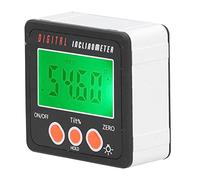 Inclinometro Digitale Magnetico, Livella Elettronica Angolare IP54 0-360° Alta Precisione con Display LCD Retroilluminato - Misurazioni Rapide e Precise per Edilizia, Falegname