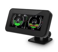 MOTOCOCHE GPS Inclinometro Digitale Auto per Veicoli Fuoristrada DC10v-