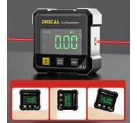 Inclinometro Goniometro Laser Digitale Tascabile Display Livella Professionale
