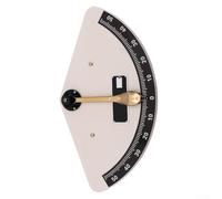 Inclinometro marino a 55 gradi con pendolo a pendolo per una misurazione accurata dell'inclinazione della nave, precisione di 0,5° e struttura in ottone, 37,1 x 22,9 cm