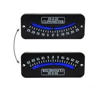 Inclinometro marino per barche a vela e yacht con display ad alta risoluzione, materiale ABS, design portatile in nero e (25 gradi)