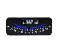 Inclinometro per barche a vela e barche, livello angolare marino portatile con display ad alta risoluzione, materiale ABS, clinometro compatto per yacht, barche da pesca, navi da carico (45-0-45)