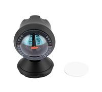 Inclinometro per veicoli per auto, Indicatore di pendenza per auto Indicatore di pendenza Indicatore di livello Indicatore di inclinazione Strumento di sicurezza stradale per auto Barca Moto Moto Nero