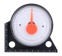 Inclinometro Plastica Multifunzionale, Livella Angolare Alta Precisione, Corpo Compatto - Trasparenza Cristallina, Bolle Reattive, Ideale per Legno, Macchinari e Ufficio
