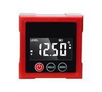 Inclinometro professionale con sensori ad alta precisione Alluminio ABS leggero per letture accurate degli angoli Inclinometro leggero per la lavorazione del legno