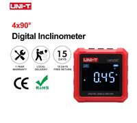 UNI-T Inclinometro digitale LM320C Indicatore di livello elettronico Goniometro magnetico Cercatore angolare Goniometro Misuratore di angolo per la casa
