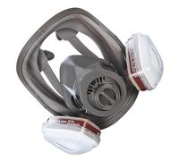 Include cartuccia filtrante e cuscinetto per una protezione di lunga durata, respiratore integrale in gomma con filtro protettivo regolabile