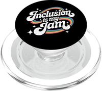 Inclusion Is My Jam Colorful SPED Teacher Educazione speciale PopSockets PopGrip per MagSafe