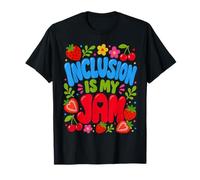 Inclusion Is My Jam Groovy Special Education SPED Teacher Maglietta