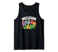 Inclusion Is My Jam SPED Teacher Educazione Speciale Vita Canotta