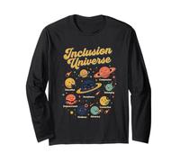 Inclusion Universe Planet Space Awareness Graphic Maglia a Manica