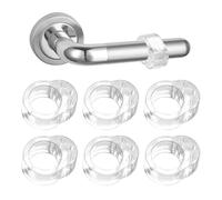 INCNMAD Fermaporte per Maniglie 6 Pezzi Trasparente Fermaporta Maniglia Proteggi Maniglie Porte Interne Ferma Porta da Pavimento Protezione Per Finestre