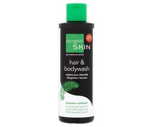 Incognito Shampoo protettivo per capelli e corpo con citronella java (200 ml) - non profuma di insetti fastidiosi e tutto il resto