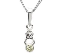 InCollections 2420200003401 - Catenina con pendente per bambini con zirconia cubica, argento sterling 925