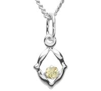 InCollections 2430200007401 - Catenina con pendente per bambini con zirconia cubica, argento sterling 925