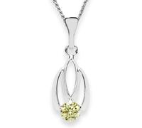InCollections 5420200002401 - Catenina con pendente per bambini con zirconia cubica, argento sterling 925