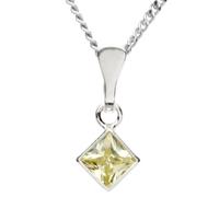 InCollections 5420200016401 - Catenina con pendente per bambini con zirconia cubica, argento sterling 925