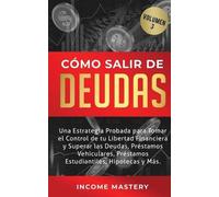 Mastery Income-Spa-Como Salir De Deudas Book NUOVO