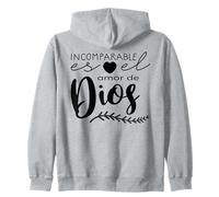 Incomparable Es El Amor De Dios, Bible Verse Sayings Felpa con Cappuccio