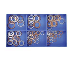 Inconnu Assortimento di 100 guarnizioni in alluminio/rame DIN 7603