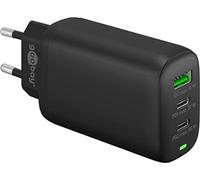 Inconnu Wentronic Goobay 3X Multiport Quick Charger 65W, 2X USB-C, 1x USB-A Nero