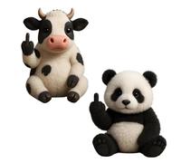 Incontra Gli Attitude Squad: Piccoli Ribelli Di Peluche Con Impertinenza E Coccole, Animali Di Peluche E Giocattoli Di Peluche for Il Supporto Emotivo E Antistress, Divertenti Peluche Tascabili(2PCS(D