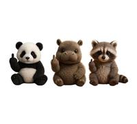 Incontra Gli Attitude Squad: Piccoli Ribelli Di Peluche Con Impertinenza E Coccole, Animali Di Peluche E Giocattoli Di Peluche for Il Supporto Emotivo E Antistress, Divertenti Peluche Tascabili(3PCS(D