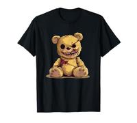 Incontra Il terrore coccoloso con Questo Orsacchiotto Zombie Design Maglietta