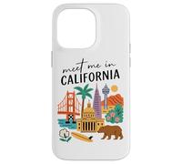 Incontrami in California Iconic Landmarks Travel Custodia per iPhone 14 Pro Max