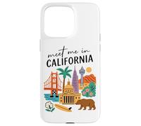 Incontrami in California Iconic Landmarks Travel Custodia per iPhone 15 Pro Max
