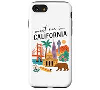 Incontrami in California Iconic Landmarks Travel Custodia per iPhone SE (2020) / 7/8