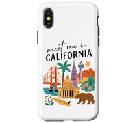 Incontrami in California Iconic Landmarks Travel Custodia per iPhone X/XS