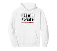 Incontrato con la gravità. Indovina Chi ha Vinto? - Divertente Piede Rotto Felpa con Cappuccio