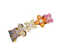 Incontri Anelli Aperti Dito Regolabile Quattro Foglie Erba Finger Gioielli In Lega Texture Per Il Partito E Regalo Erba Colorata Fiore Anelli, Misura unica, come descritto, come descritto