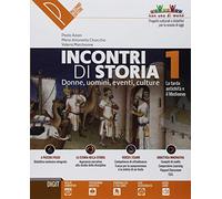 Incontri di storia. Donne, uomini, eventi, culture. Atlante storico. Per la Scuola media. Con ebook. Con espansione online. Con DVD-ROM (Vol. 1)