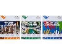 Incontri di storia. Donne, uomini, eventi, culture. Incontri di cittadinanza. Incontri di geografia. Per la Scuola media. Con ebook. Con espansione online. Con DVD-ROM (Vol. 1)