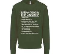 Incontri il Mio Passo Daughter Divertente Festa Del Papà Uomo Felpa Maglione