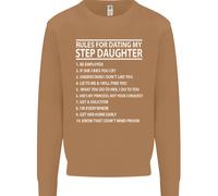 Incontri il Mio Passo Daughter Divertente Festa Del Papà Uomo Felpa Maglione