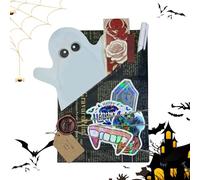 Incontro Al Buio Con Un Libro Per Halloween,Libro Misterioso | Favori Per Feste Fatte A Mano Per Appassionati Di Lettura E Biblioteche