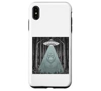 Incontro alieno con grafica Gorilla Foresta Sasquatch Custodia per iPhone XS Max