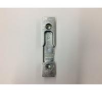 INCONTRO CONTROPIASTRA AGB PER NOTTOLINO SERRATURA MULTIPUNTO AD INCASSO, MISURA INCASSO 82mm LUNGHEZZA TOTALE 84mm LARGHEZZA 18mm PROFONDITA' 8,5mm