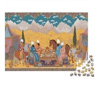 Incontro diplomatico tra arcieri e nobiliPuzzle 1000 Pezzi Per Adulti, Giochi Educativi70x50cm/1000pcs