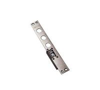 Incontro elettrico per blindato Mottura Art. 94.077 finitura nichelata con leva di sbloccaggio per disinnesto temporaneo (fermo a giorno) e antiripetitore (INTERASSE 37 mm SINISTRO)