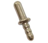 Incontro Fermaporta a Pinza a Piombare Ottone Lucido 14 x 45 mm 10 Pezzi